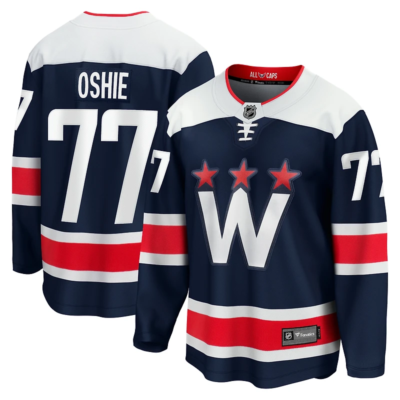 Men's Fanatics TJ Oshie Navy Washington Capitals Breakaway Jersey