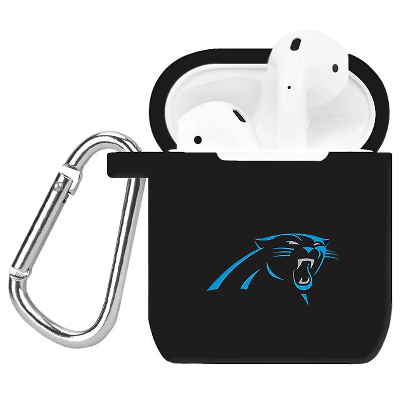Black Carolina Panthers AirPods Case Cover