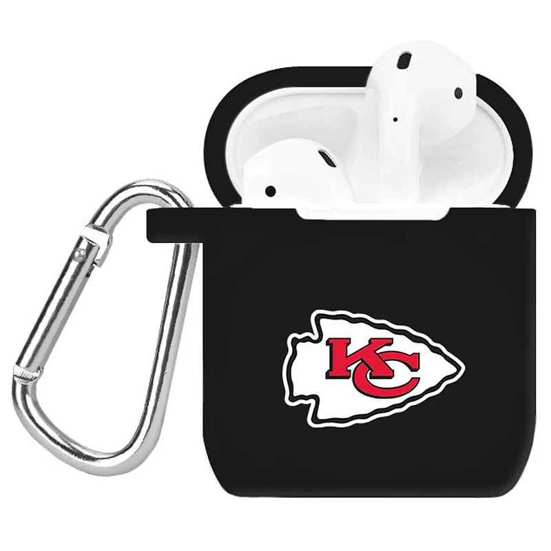 Black Kansas City Chiefs AirPods Case Cover