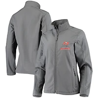 Women's Graphite Tampa Bay Buccaneers Full-Zip Sonoma Softshell Jacket