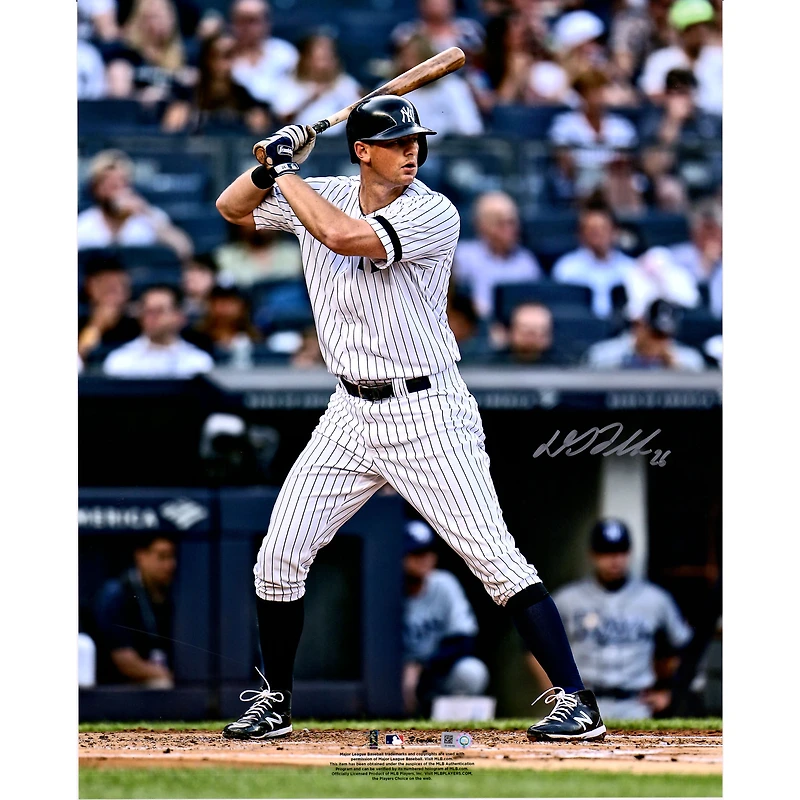 DJ LeMahieu New York Yankees Autographed 16" x 20" Hitting Photograph