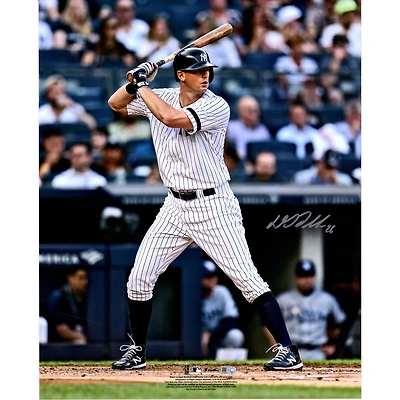DJ LeMahieu New York Yankees Autographed 16" x 20" Hitting Photograph