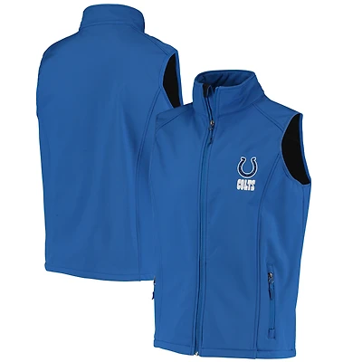 Men's Dunbrooke Royal Indianapolis Colts Circle Archer Softshell Full-Zip Vest