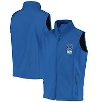 Men's Dunbrooke Royal Indianapolis Colts Circle Archer Softshell Full-Zip Vest