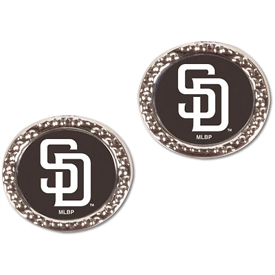 Women's WinCraft San Diego Padres Logo Round Post Earrings