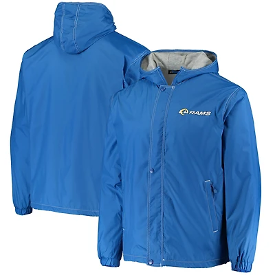 Men's Dunbrooke Royal Los Angeles Rams Logo Legacy Stadium Full-Zip Jacket