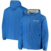 Men's Dunbrooke Royal Los Angeles Rams Logo Legacy Stadium Full-Zip Jacket