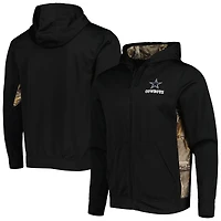Men's Dunbrooke Black/Realtree Camo Dallas Cowboys Decoy Tech Fleece Full-Zip Jacket