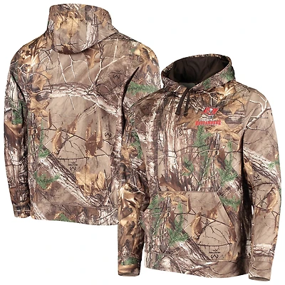 Men's Dunbrooke Realtree Camo Tampa Bay Buccaneers Circle Champion Tech Fleece Pullover Hoodie