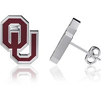 Dayna Designs Oklahoma Sooners Enamel Post Earrings