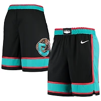 Men's Nike Black Memphis Grizzlies Hardwood Classics Swingman Performance Shorts