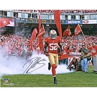 Patrick Willis San Francisco 49ers Autographed 16" x 20" Smoke Entrance Photograph