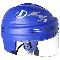 Yanni Gourde Tampa Bay Lightning Autographed Blue Mini Helmet