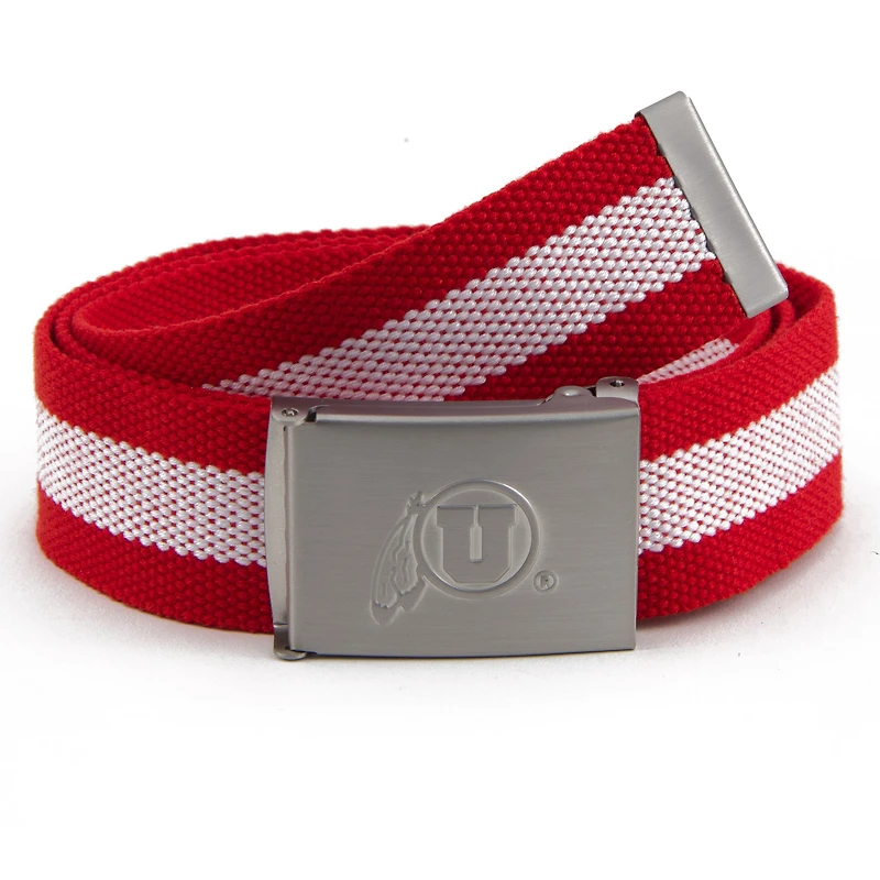 Men's Utah Utes Fabric Belt