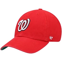 Men's '47 Red Washington Nationals Team Franchise Fitted Hat