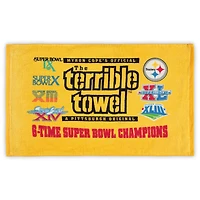 Little Earth Pittsburgh Steelers 6X Champion Terrible Towel