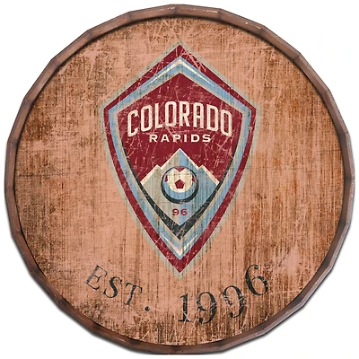 Colorado Rapids 24'' Established Date Barrel Top Wall Art
