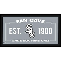Chicago White Sox Framed 10" x 20" Fan Cave Collage