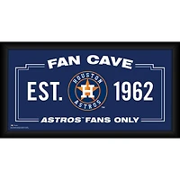 Houston Astros Framed 10" x 20" Fan Cave Collage