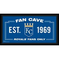 Kansas City Royals Framed 10" x 20" Fan Cave Collage