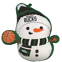 Milwaukee Bucks Holiday Snowman Plushlete Pillow