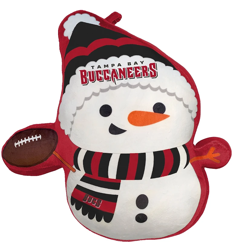 Tampa Bay Buccaneers Holiday Snowman Plushlete Pillow