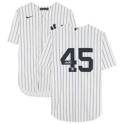 Gerrit Cole New York Yankees Autographed White Nike Replica Jersey
