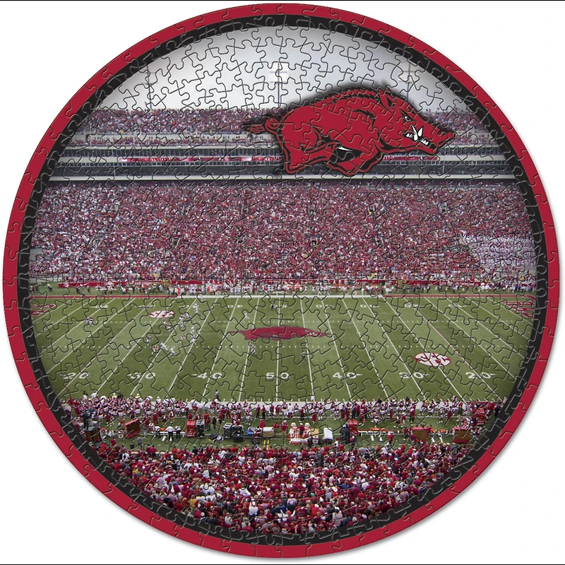 WinCraft Arkansas Razorbacks Round 500-Piece Puzzle