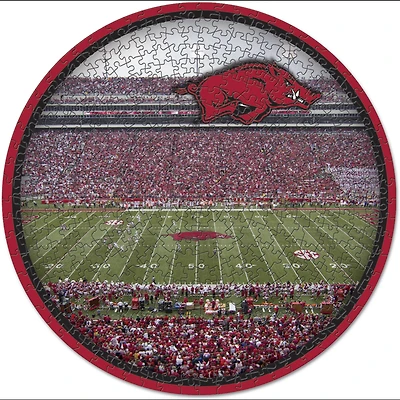 WinCraft Arkansas Razorbacks Round 500-Piece Puzzle