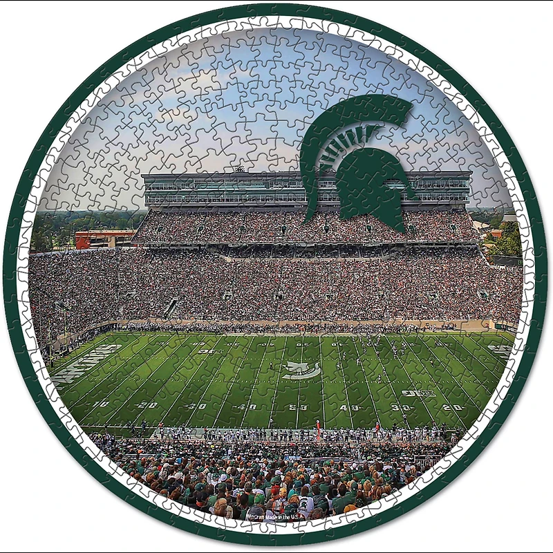 WinCraft Michigan State Spartans Round 500-Piece Puzzle