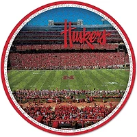 WinCraft Nebraska Huskers Round 500-Piece Puzzle