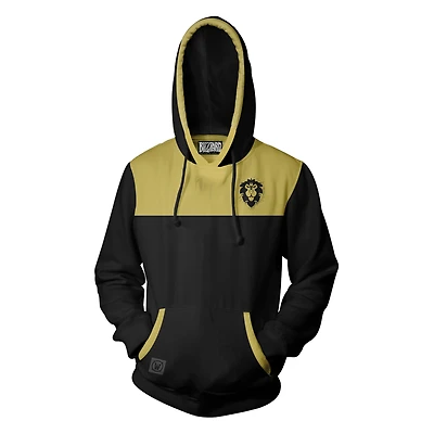 J!NX Alliance Gold/Black World of Warcraft To The End Faction Pullover Hoodie