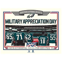 Phenom Gallery Philadelphia Eagles 18'' x 24'' 2019 Season Military Appreciation Serigraph Print Artwork Poster