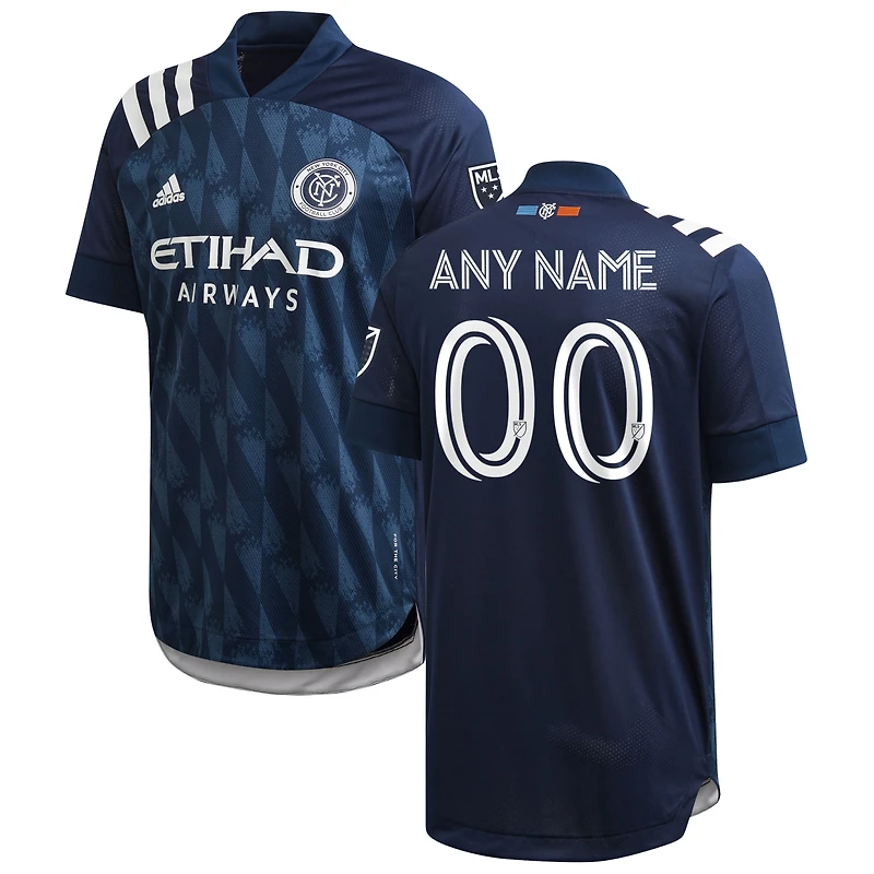 Men's adidas Navy New York City FC 2020 Gotham Custom Authentic Jersey