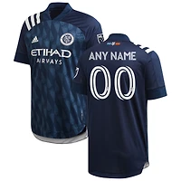 Men's adidas Navy New York City FC 2020 Gotham Custom Authentic Jersey