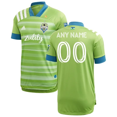 Men's adidas Green Seattle Sounders FC 2020 Forever Green Custom Authentic Jersey
