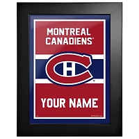 Montreal Canadiens 12" x 16" Team Personalized Picture Frame