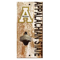 Appalachian State Mountaineers Distressed Bottle Opener
