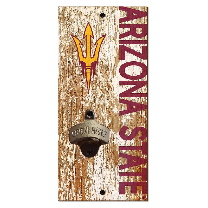 Arizona State Sun Devils Distressed Bottle Opener