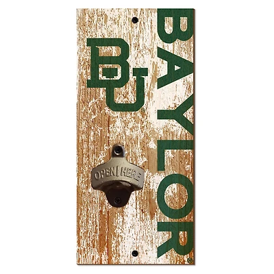 Baylor Bears Distressed Bottle Opener