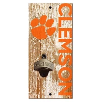 Clemson Tigers Distressed Bottle Opener