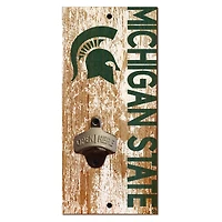 Michigan State Spartans Distressed Bottle Opener