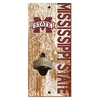 Mississippi State Bulldogs Distressed Bottle Opener