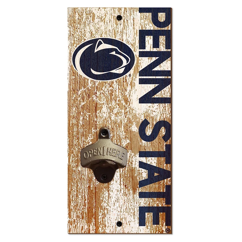 Penn State Nittany Lions Distressed Bottle Opener