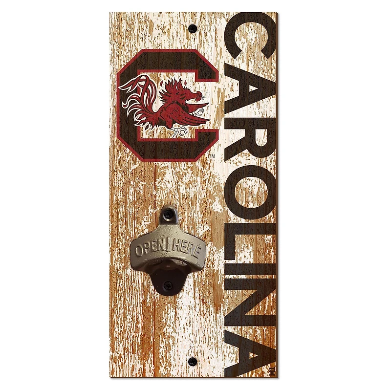 South Carolina Gamecocks Distressed Bottle Opener
