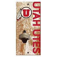 Utah Utes Distressed Bottle Opener
