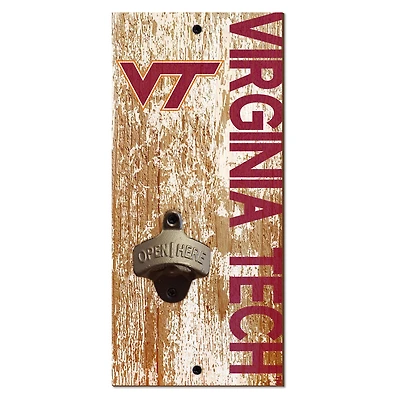 Virginia Tech Hokies Distressed Bottle Opener