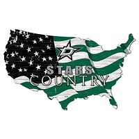 Dallas Stars USA Flag Cutout Sign