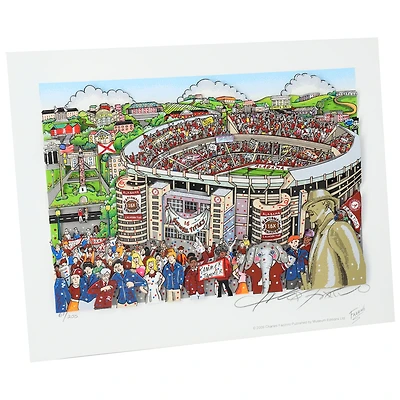 Alabama Crimson Tide 16 National Titles Fazzino Pop Art - Art by Charles Fazzino - Limited Edition of 200