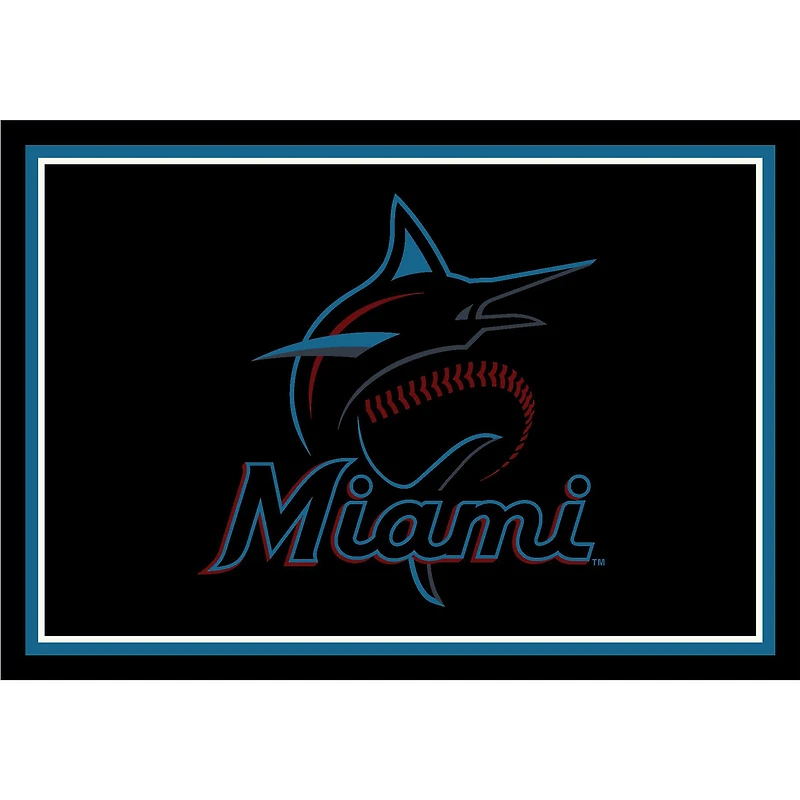 Imperial Miami Marlins 6' x 8' Spirit Rug